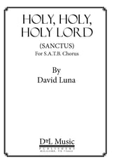 Holy, Holy, Holy Lord SATB choral sheet music cover